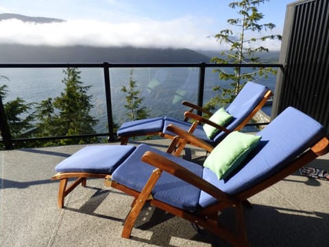 The balcony is the perfect place to relax