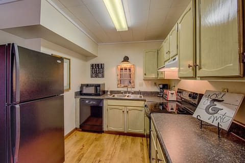 Kitchen with new, full size appliances