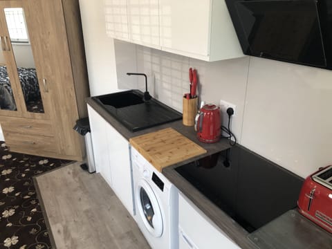 Deluxe Studio, 1 Double Bed with Sofa bed | Private kitchen | Fridge, microwave, coffee/tea maker, electric kettle