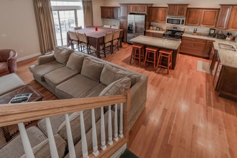 This house is perfectly laid out for hosting large families and friends.