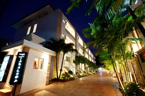 Front of property - evening/night
