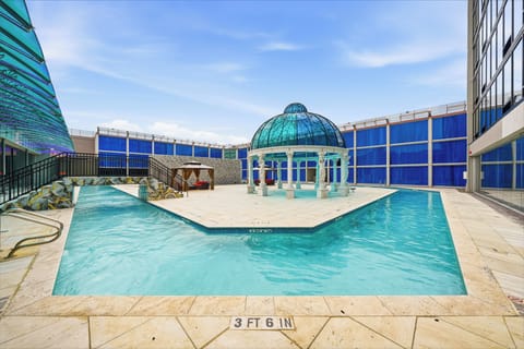 Seasonal outdoor pool, cabanas (surcharge), pool umbrellas
