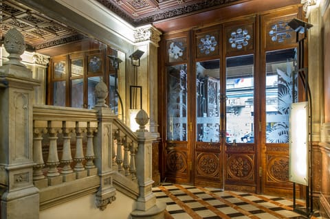 Interior entrance
