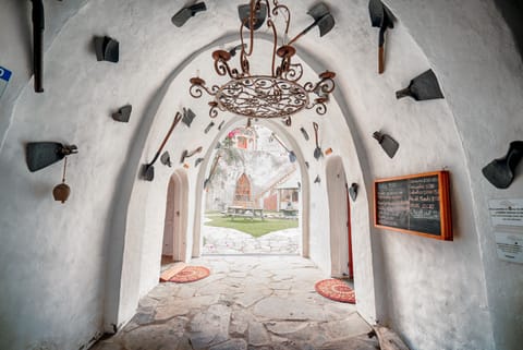 Interior entrance
