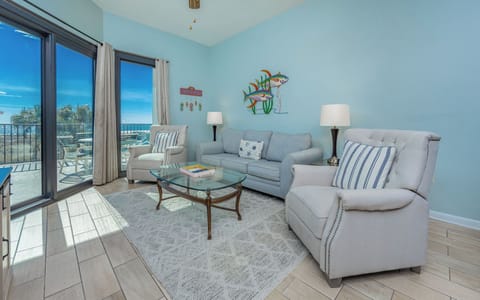 Phoenix East 104, Orange Beach, Alabama, beach front, 2 bedroom condominium on the 1st floor with extended balcony