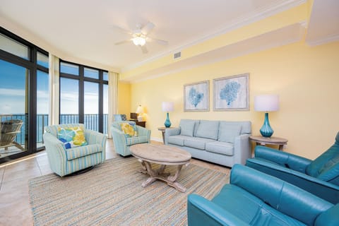The Oasis 1003 Orange Beach, Alabama, beach front, 3 bedroom condominium on the 10th floor