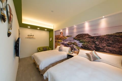 Quadruple Room | Premium bedding, desk, blackout drapes, soundproofing