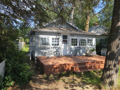 FRONT VIEW OF CABIN from  44th st, one half block from ice cream store and beach front