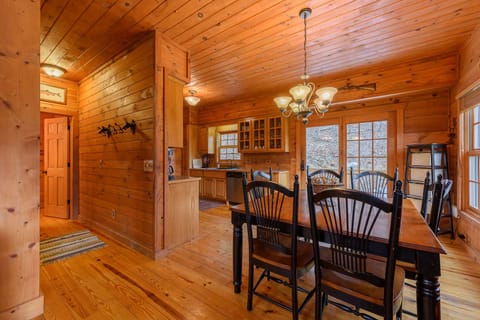 3 Bears Den Dining Room Open to Kitchen