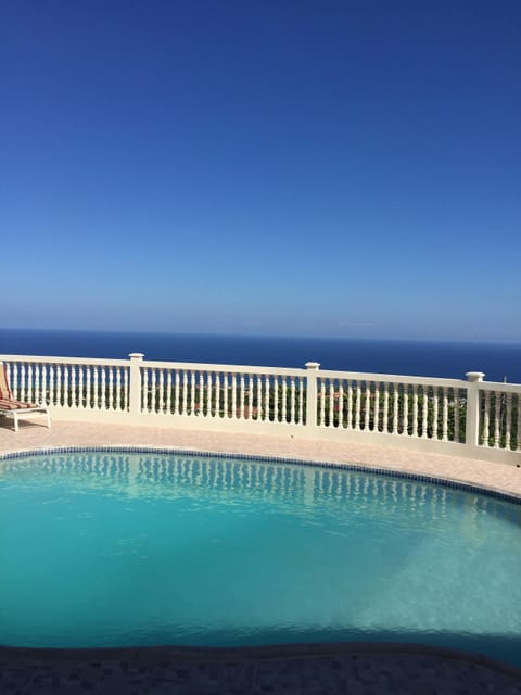 Pool overlooking the ocean
