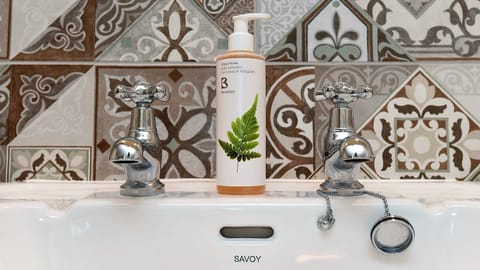 Deluxe King Room with Private Garden | Bathroom amenities | Separate tub and shower, free toiletries, hair dryer, bathrobes