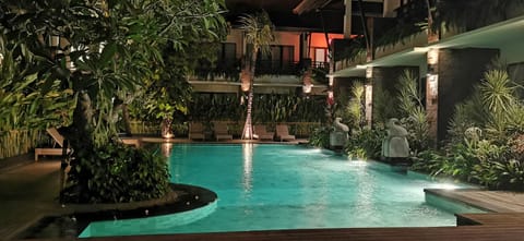 Outdoor pool, open 7:30 AM to 8:00 PM, sun loungers