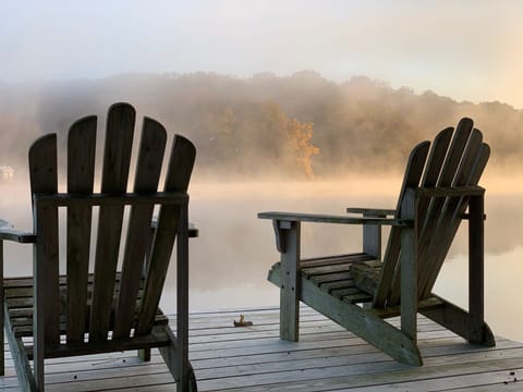 Fall Fog on the Lake provided by a guest (MK) November 3, 2019