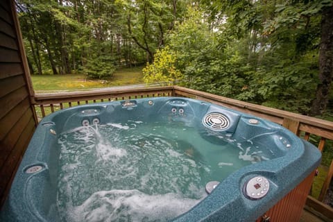 Hot Tub Located on the Deck