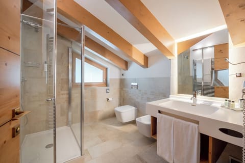 Deluxe Suite | Bathroom | Free toiletries, hair dryer, towels