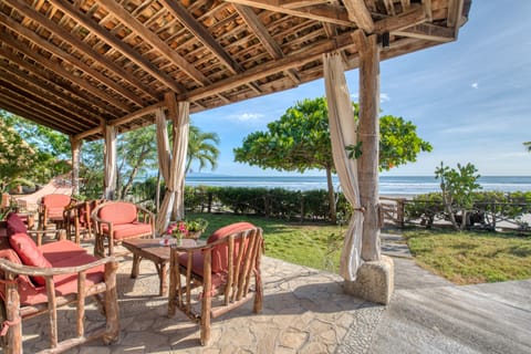 Panoramic Double Room, 1 King Bed, Private Bathroom, Ocean View | Terrace/patio