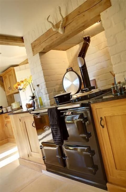 AGA cooking is just brilliant and, keeps the kitchen cosy warm in all weathers