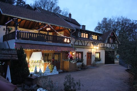 Front of property - evening/night