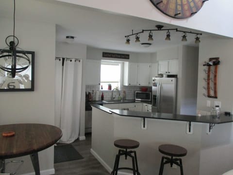 Dining Table & Kitchen.