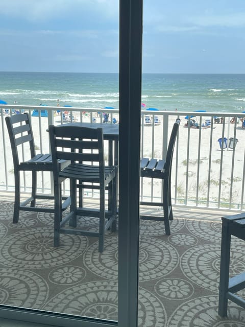 Enjoy the beautiful views of the Gulf from your condo.




