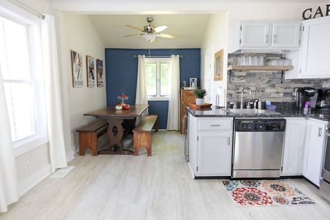 Beautifully renovated kitchen.