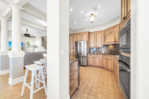 Kitchen with Counter Stools