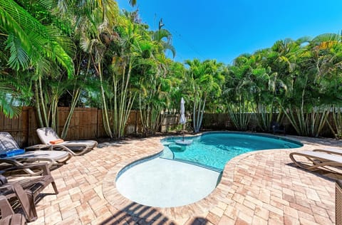 Spacious secluded backyard oasis