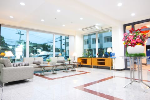 Lobby sitting area