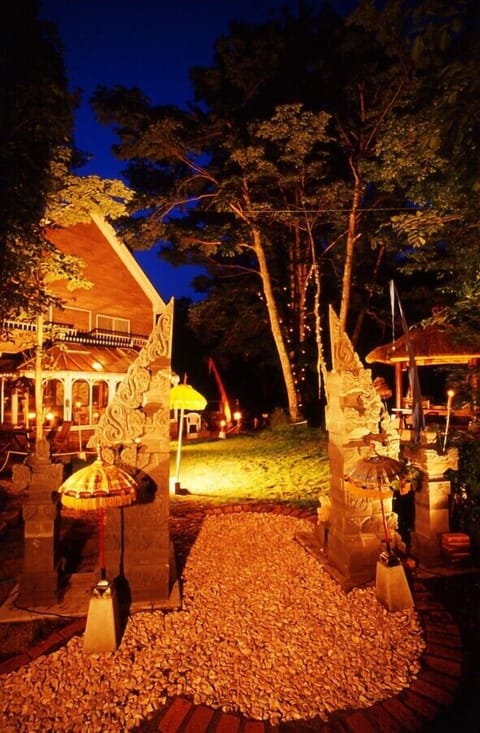 Front of property - evening/night