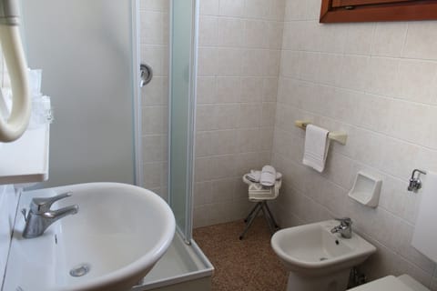 Free toiletries, hair dryer, bidet, towels