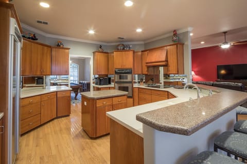 Kitchen + additional bar seating