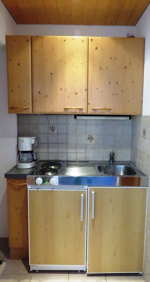 Traditional Apartment, 1 Bedroom | Private kitchen | Full-size fridge, microwave, stovetop, electric kettle