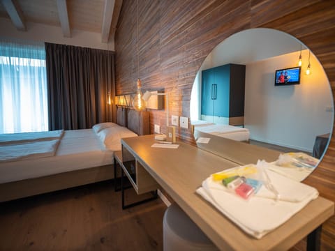 In-room safe, desk, blackout drapes, cribs/infant beds