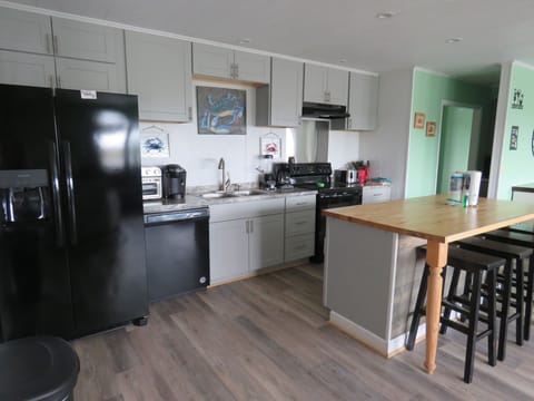 Fully stocked kitchen