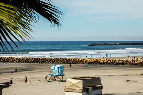 Watch the whitewater waves come in to the jetty.
