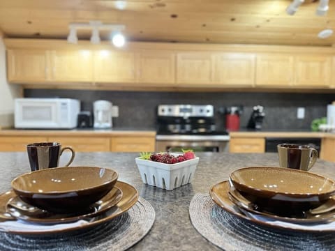 view from the island