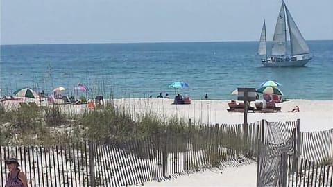 You can have this beautiful view on your vacation from both balconies.