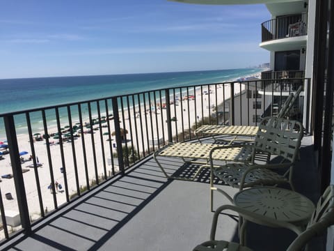 Balcony is huge