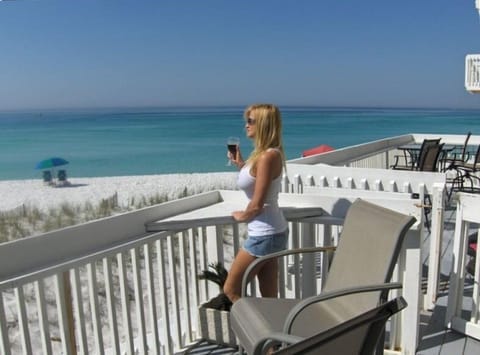 looking off the deck