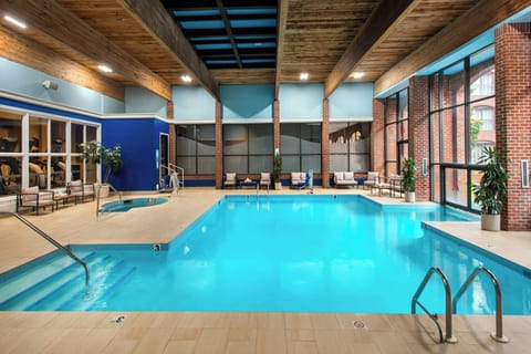 Indoor pool, seasonal outdoor pool