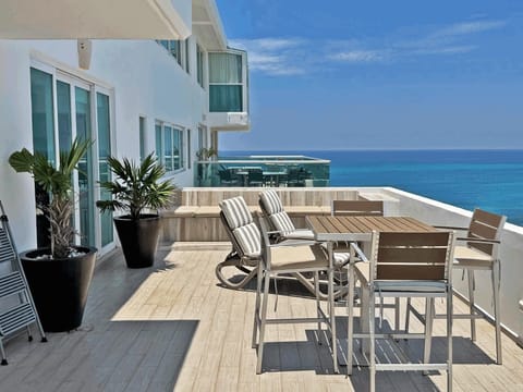 Expansive Private Terrace with Caribbean Views