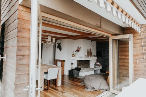 Open to the incredible mountain views