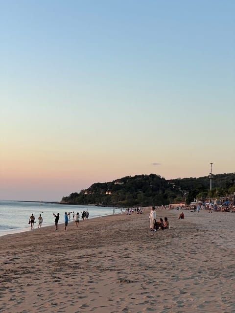 On the beach