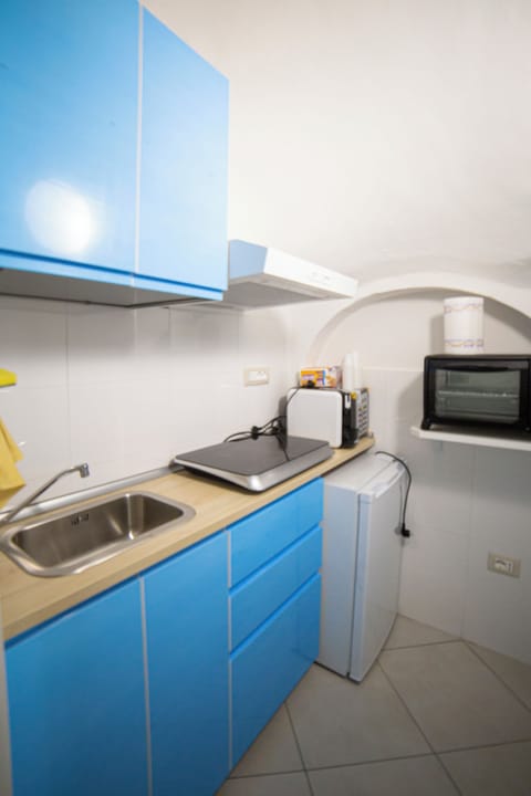 Apartment | Private kitchen | Fridge, electric kettle