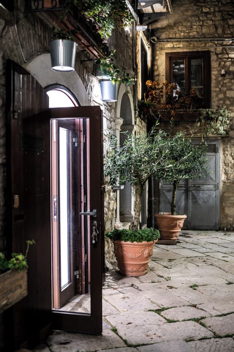 Front of property - evening/night