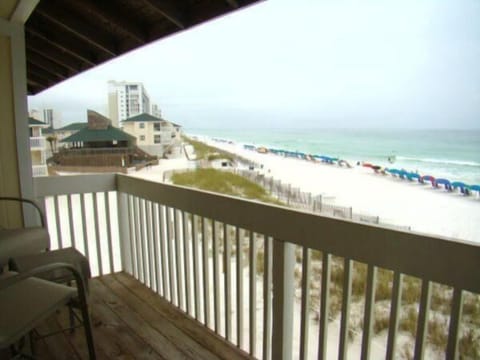 This is the beautiful Beach view from your balcony.