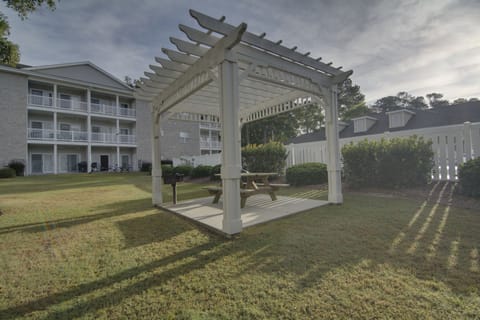 2nd bbq area by pool. the other bbq area right beside of our building