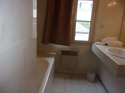 Free toiletries, hair dryer, bidet, towels