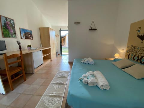 Individually decorated, individually furnished, desk, laptop workspace