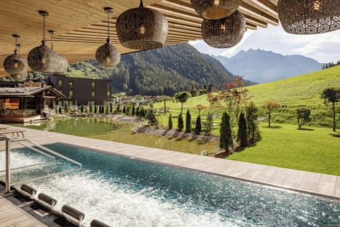 Indoor pool, outdoor pool, sun loungers